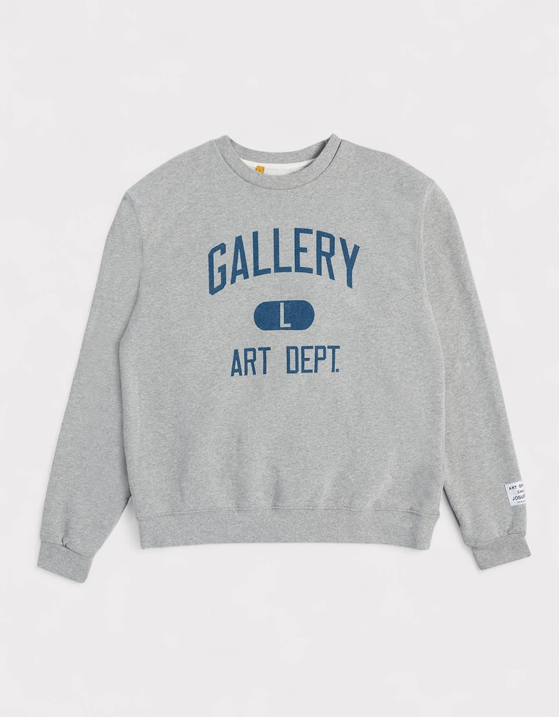 Gallery Dept Men's Grey Art Dept Crew Neck Sweatshirt Heather - Size: L