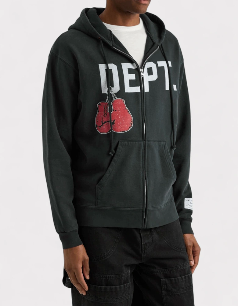 Gallery Dept. Boxing Merch Full Zip Washed Black