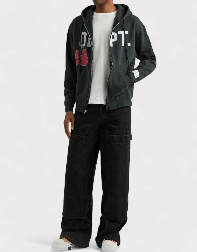 Gallery Dept. Boxing Merch Full Zip Washed Black
