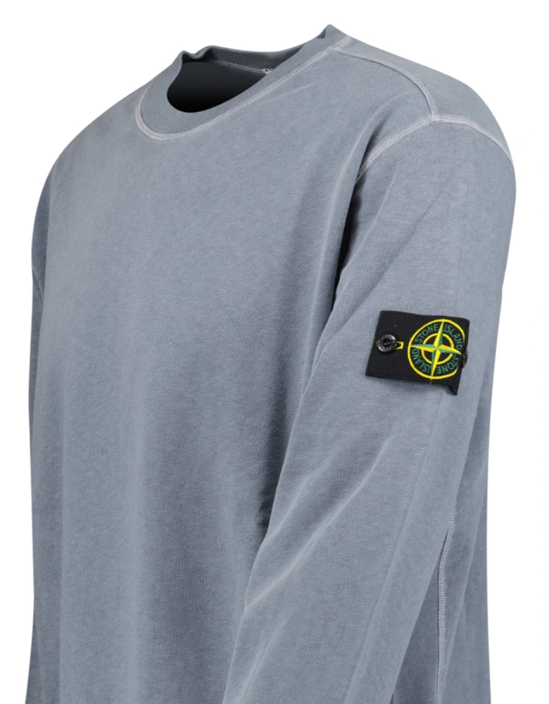 Old Effect Crewneck Sweatshirt Dark Blue