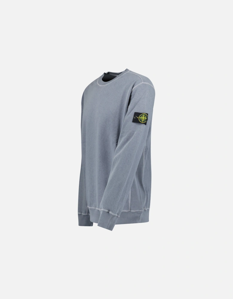Old Effect Crewneck Sweatshirt Dark Blue