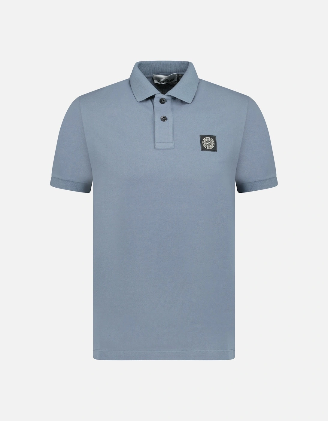 Stripe Collar Polo T-Shirt Slim Fit Dark Blue, 3 of 2