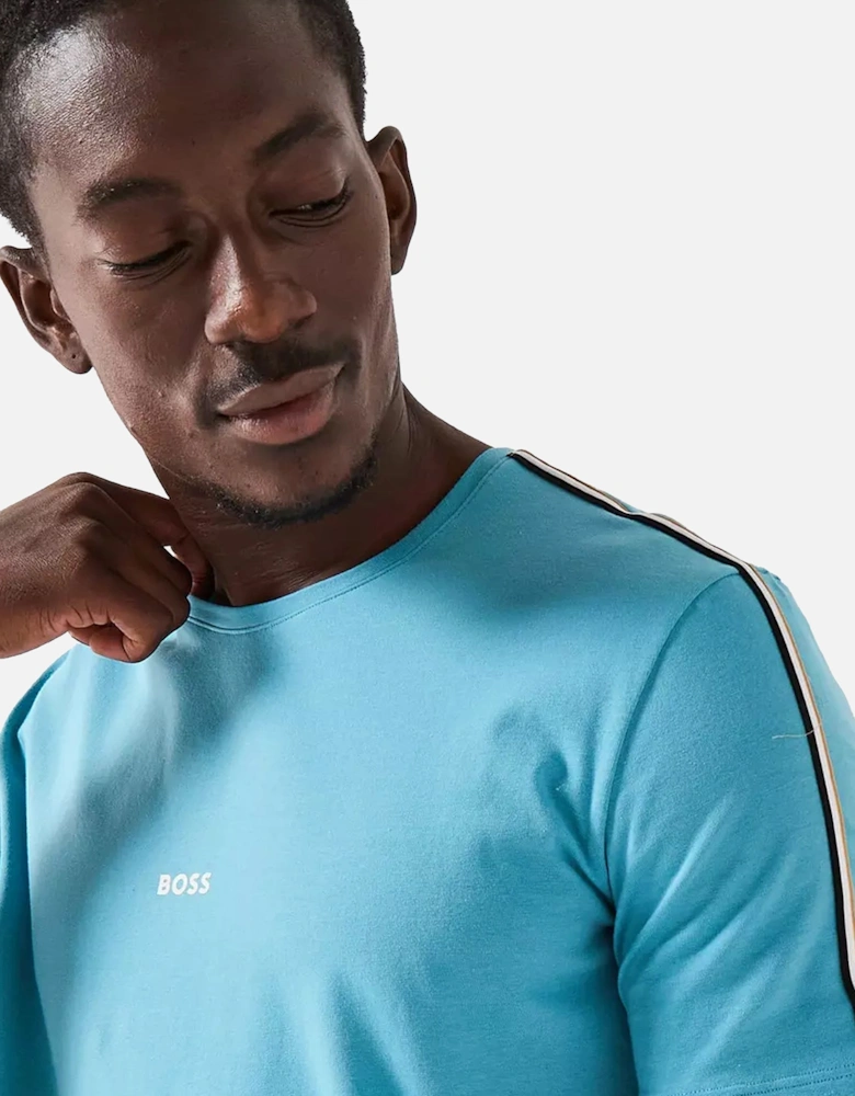 BOSS Lightweight Unique T-Shirt Light Pastel Blue