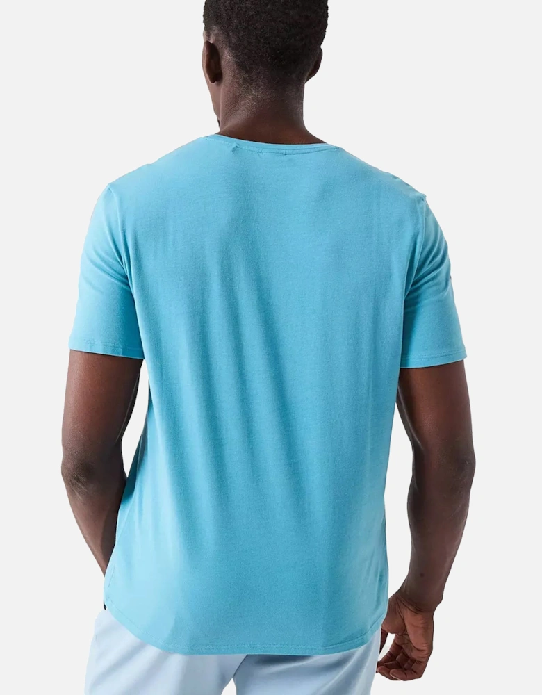 BOSS Lightweight Unique T-Shirt Light Pastel Blue