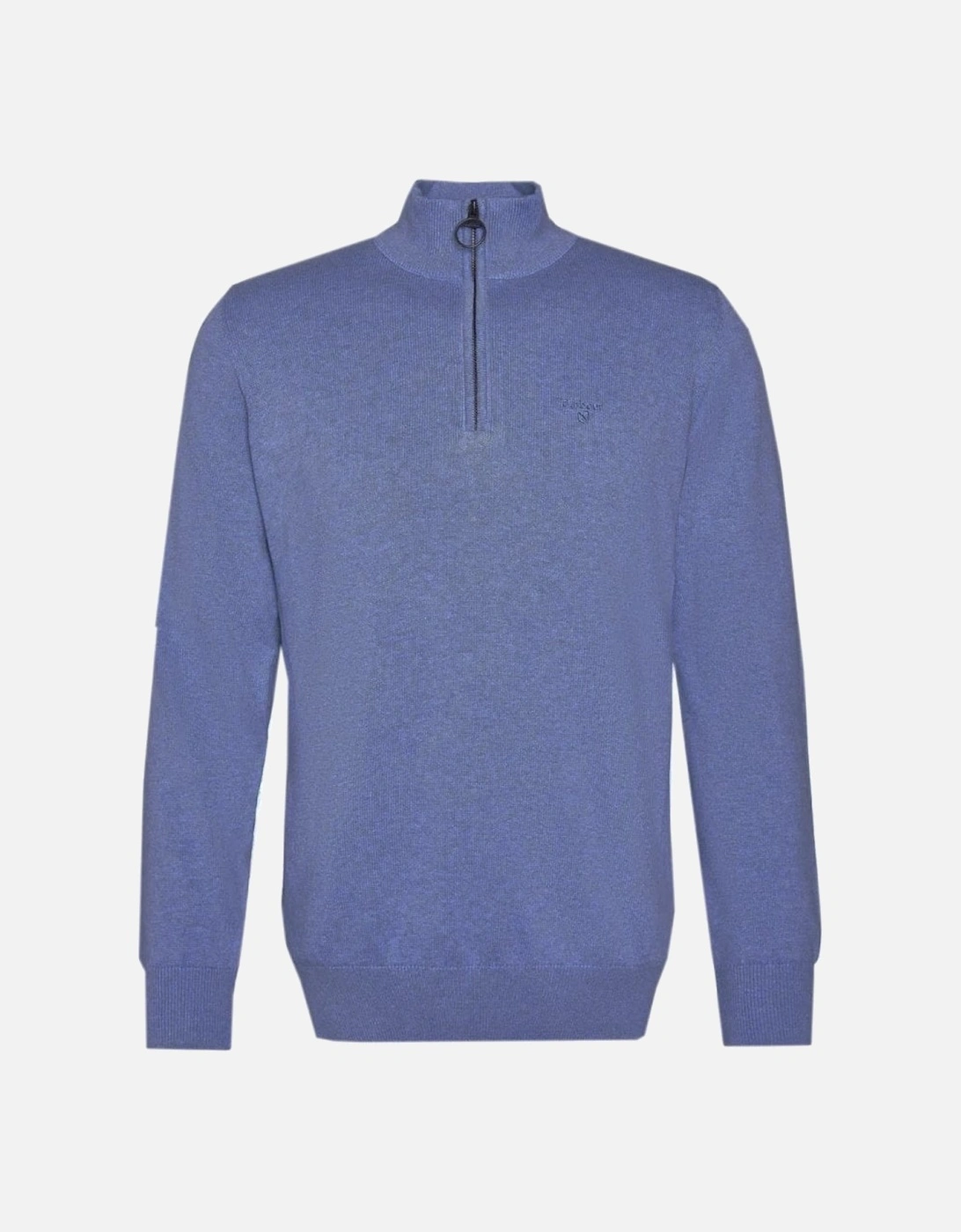 Men's Bluestone Half Zip Cotton Knitted Jumper, 3 of 2