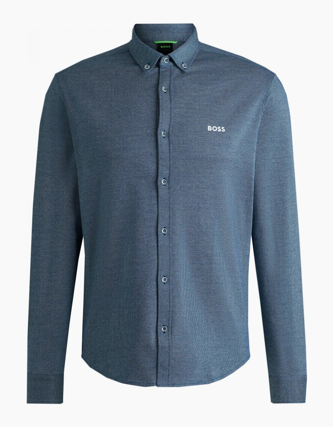 Men's Hugo Boss Blue Motion Long Sleeved Shirt - Navy - Size: 7-10YRS