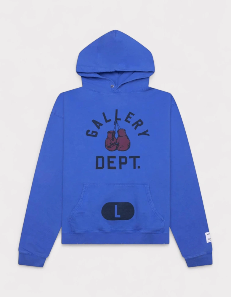 Gallery Dept. Boxing Merch Hoodie Royal Blue