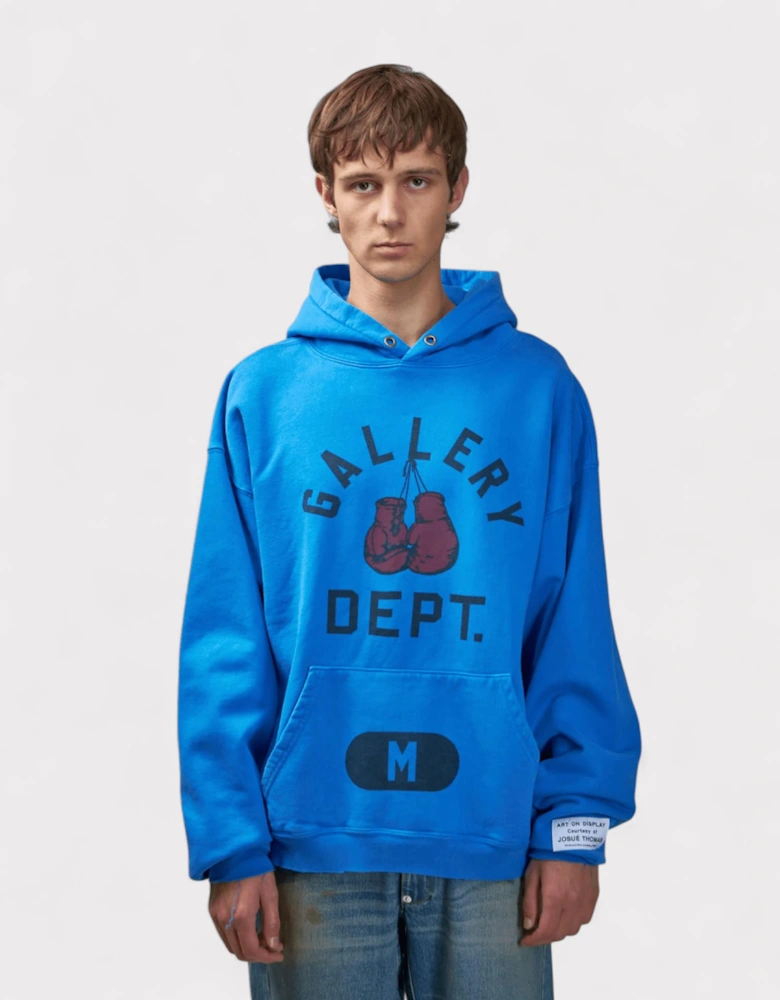Gallery Dept. Boxing Merch Hoodie Royal Blue