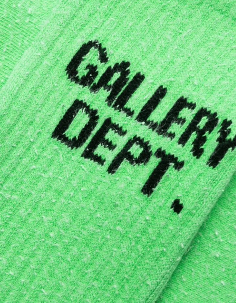 Gallery Dept. Clean Socks Flo Green