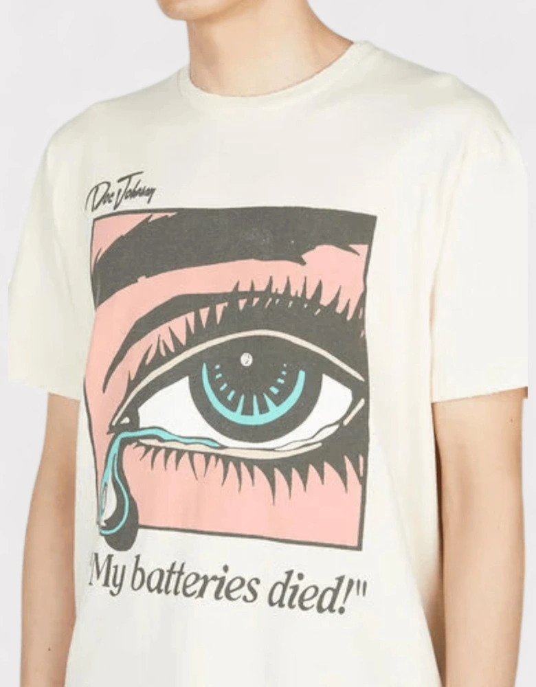 Gallery Dept. Dead Batteries Tee Antique White