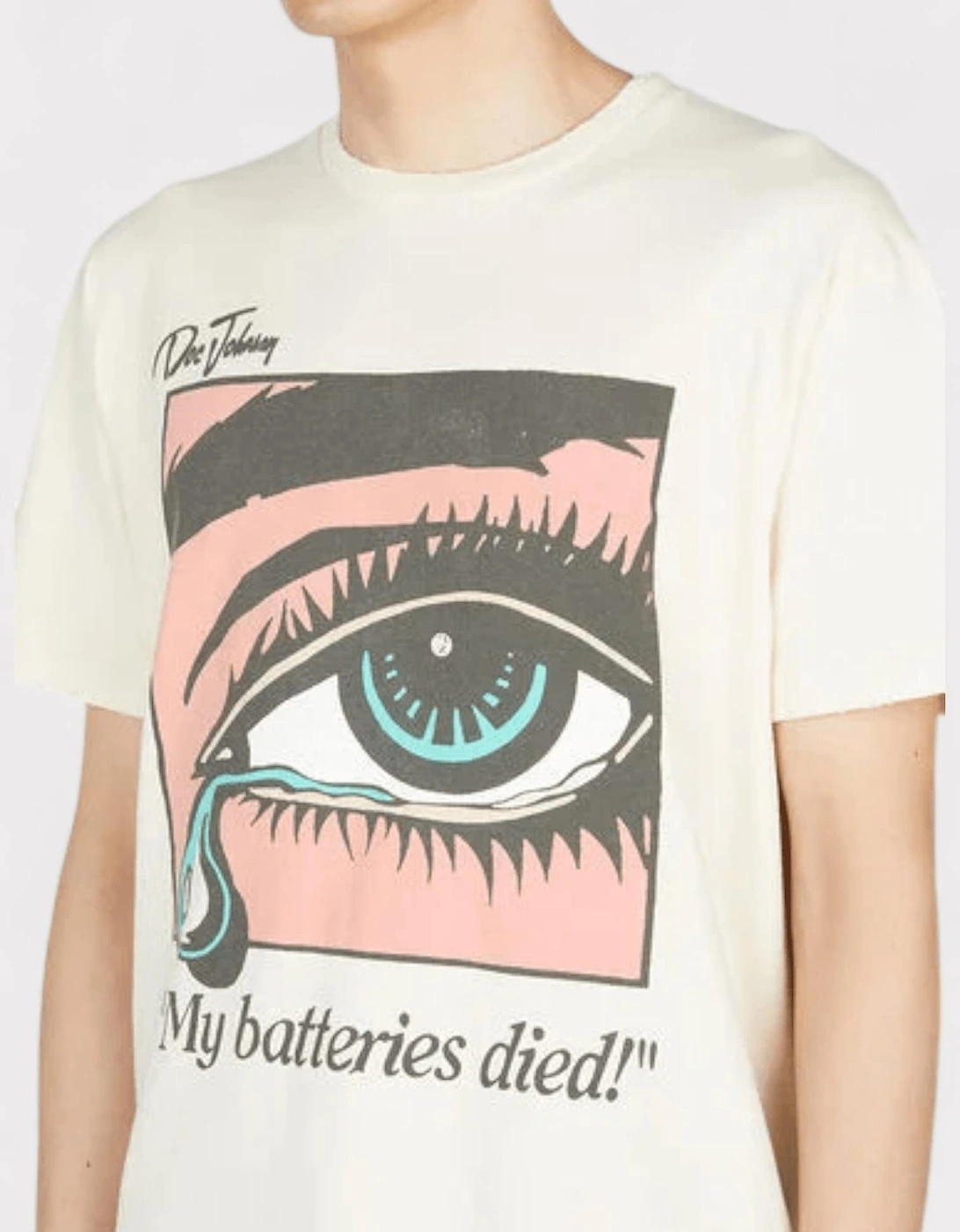 Gallery Dept. Dead Batteries Tee Antique White