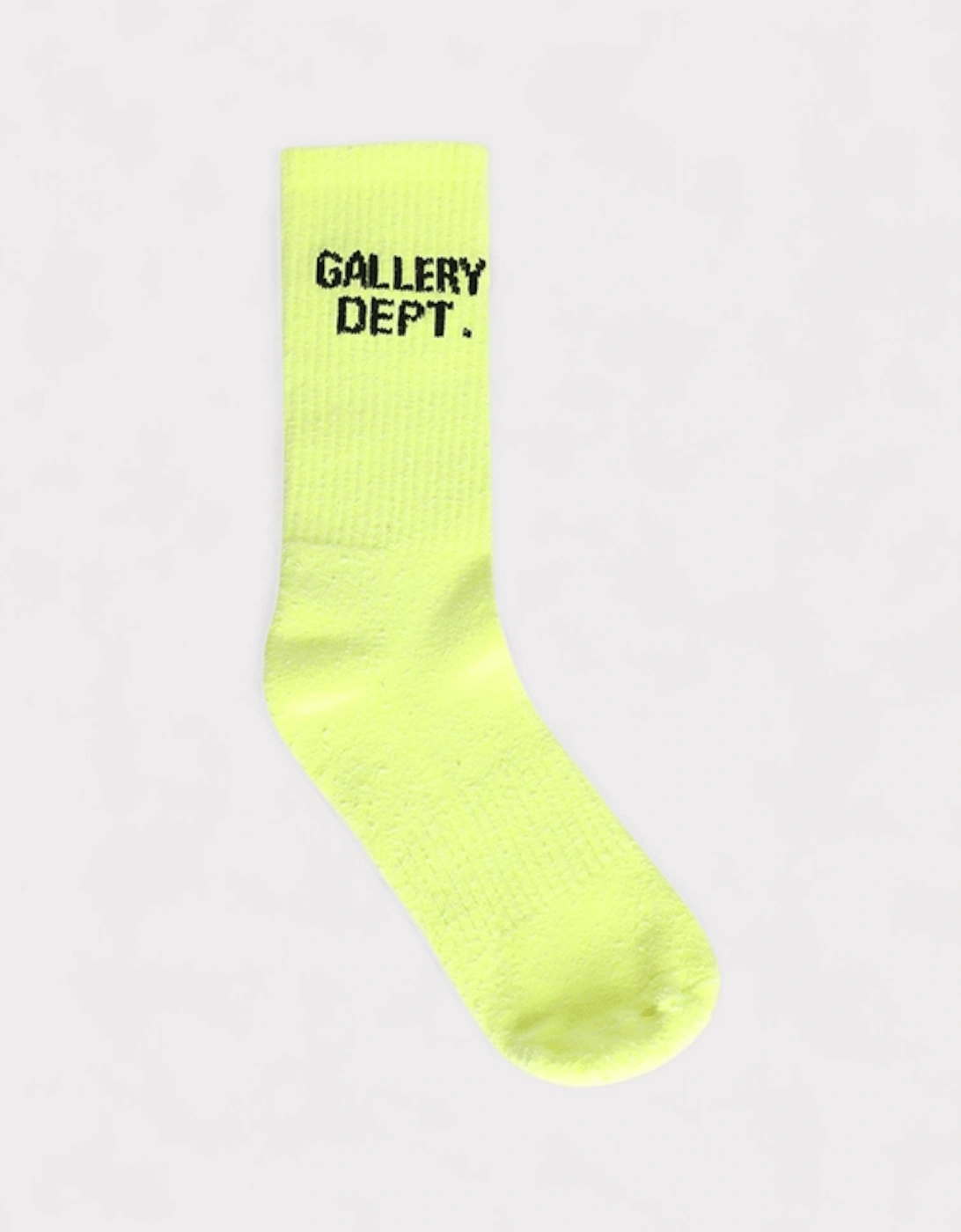 Gallery Dept Unisex Yellow Clean Socks Flo - Size: One Size