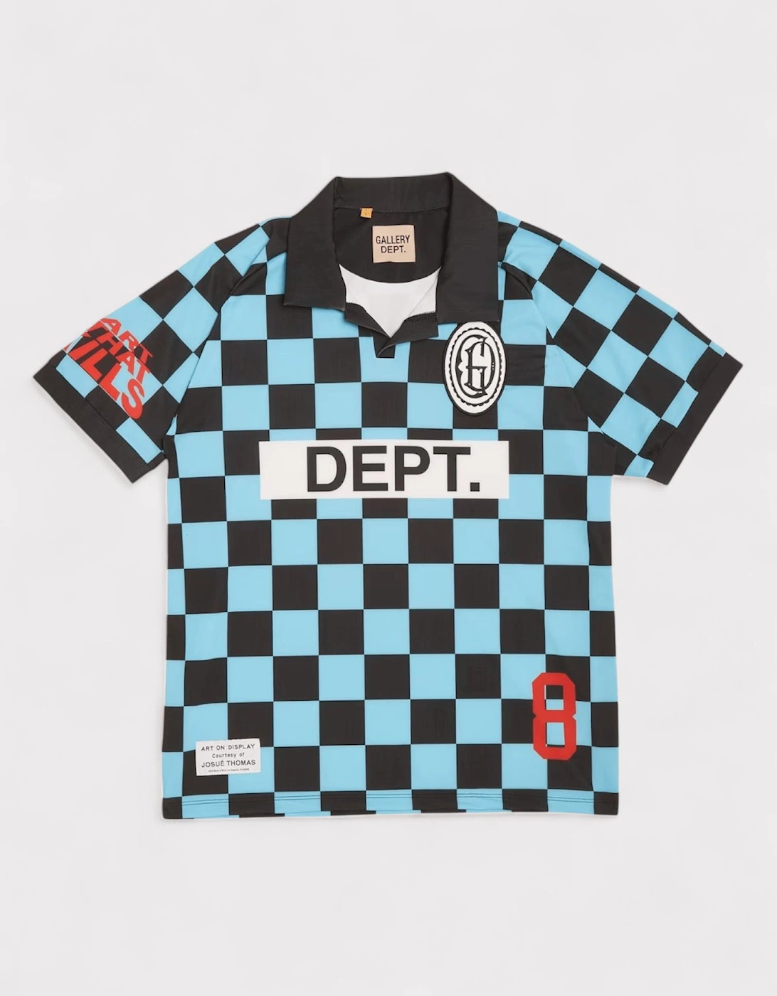 Men's Gallery Dept. Alvarado Soccer Jersey Multi Check - Size: L