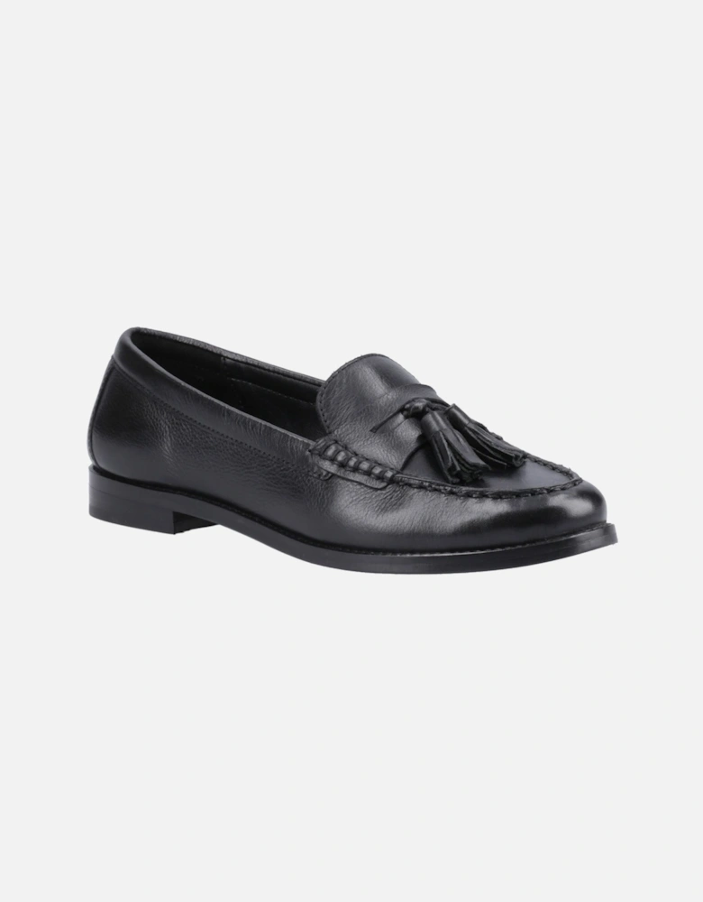 Connie Leather Women's Black Loafers