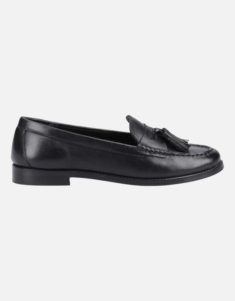 Connie Leather Women's Black Loafers