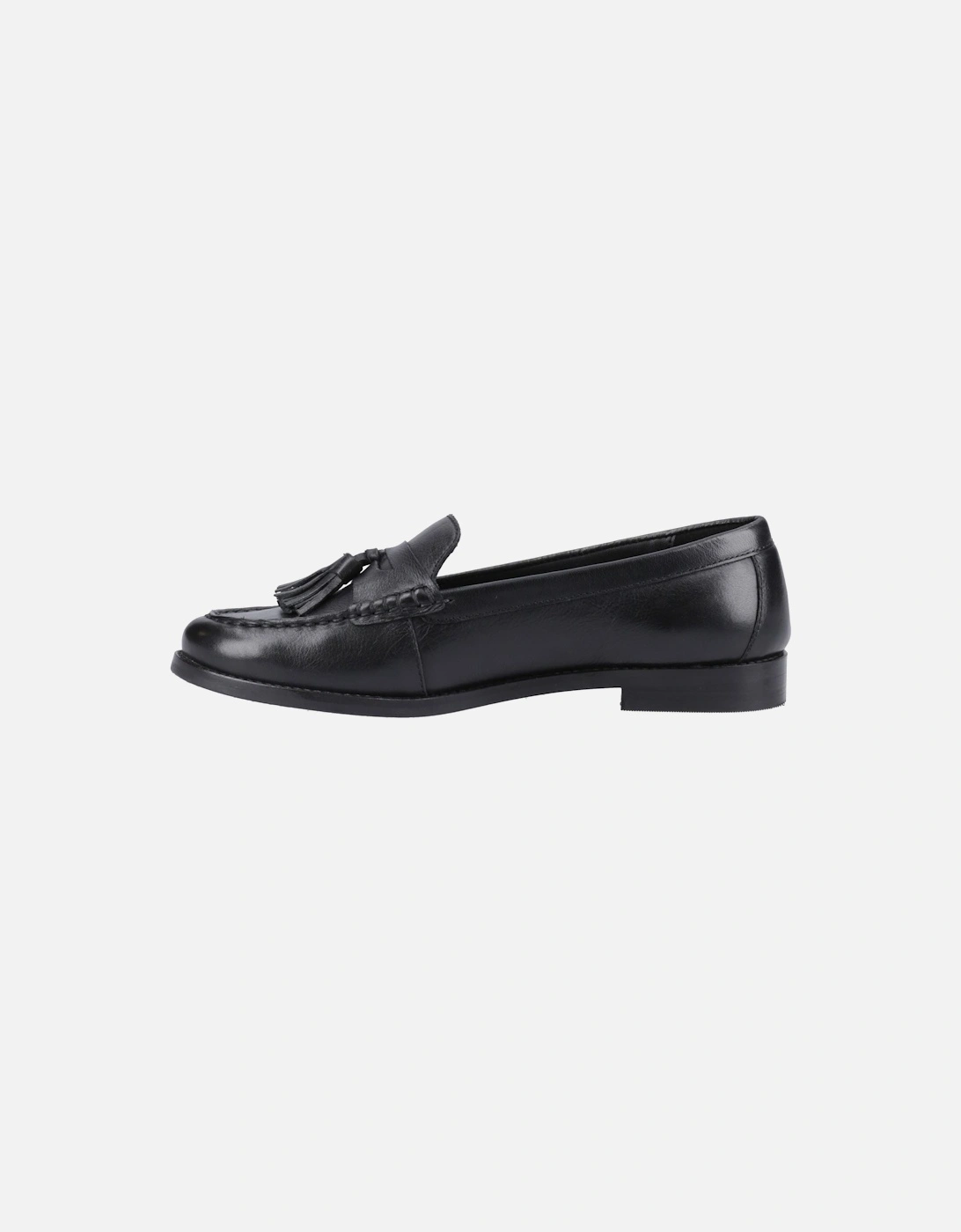 Connie Leather Women's Black Loafers