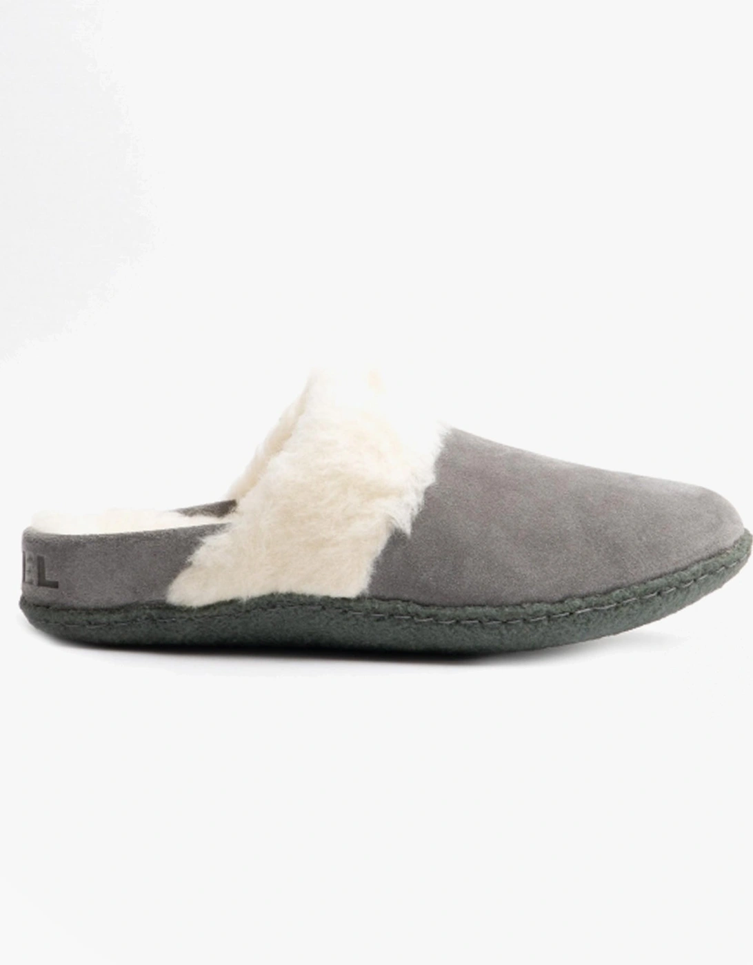NAKISKA SLIDE II Womens Mule Slippers Quarry/Grill, 8 of 7