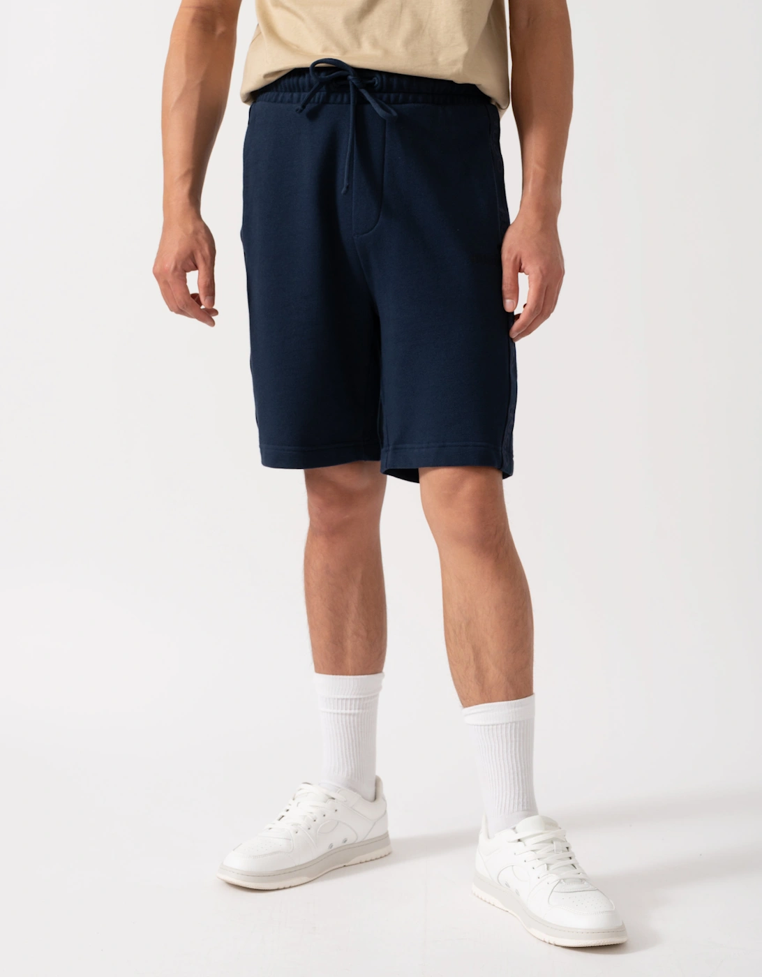 Hugo Boss Men's Navy Hugo Liam Shorts With Logo Tape  35/34/32 L
