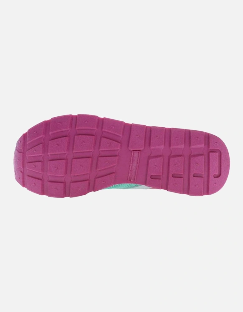 Dynamic Lace-Up Sports Shoes with Logo Women - Pink Sneakers
