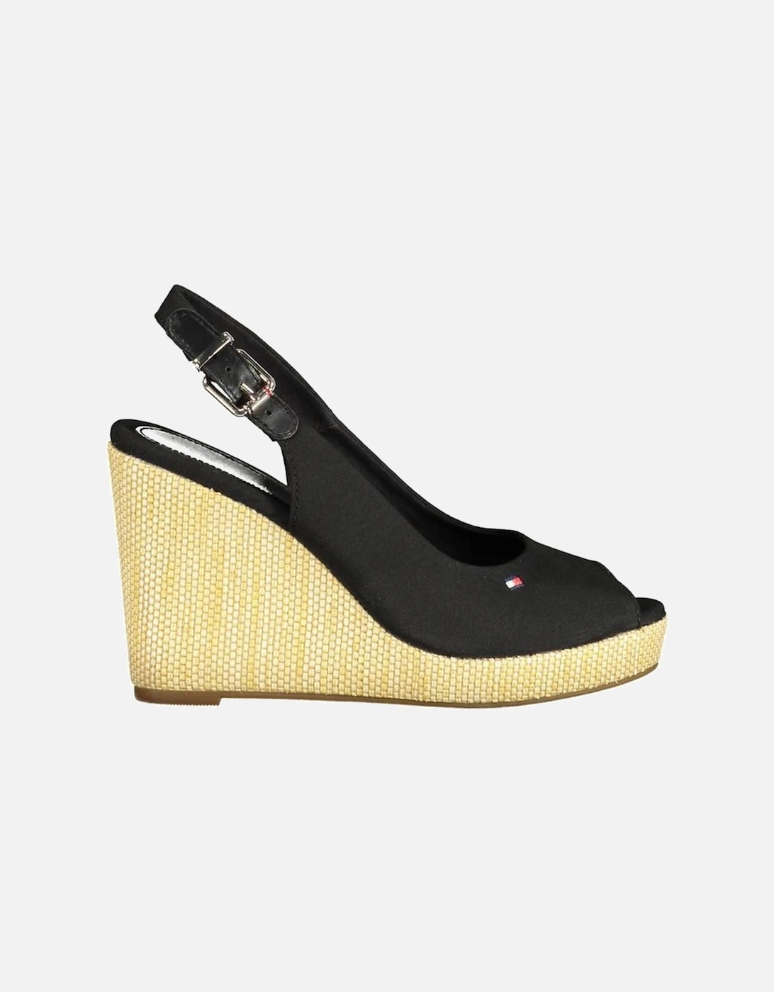 Iconic Wedge Sandal with Buckle Closure Women - Black, 4 of 3