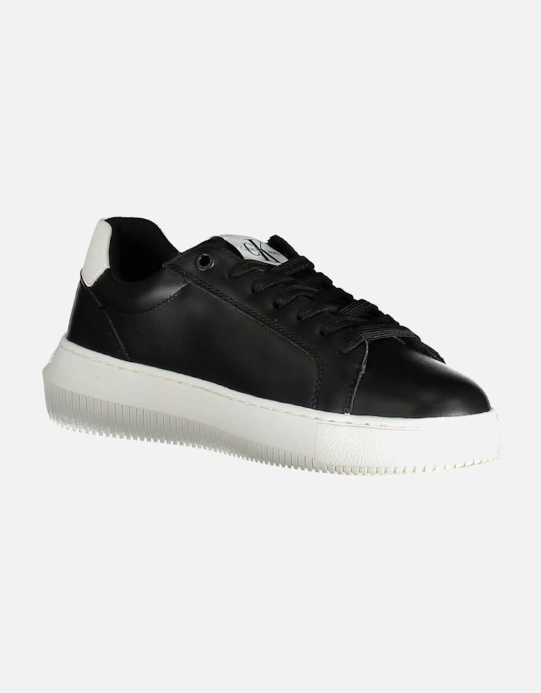 Bold Sustainable Logo Print Sneakers Women - Black