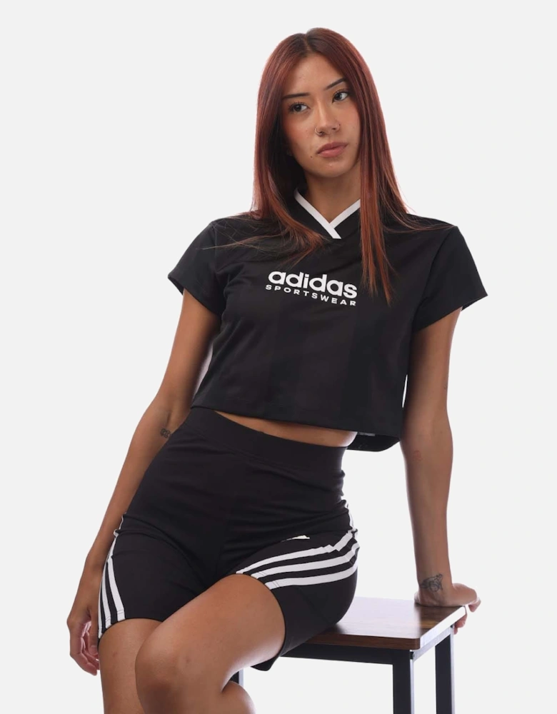 Tiro Colorblock Crop T-Shirt