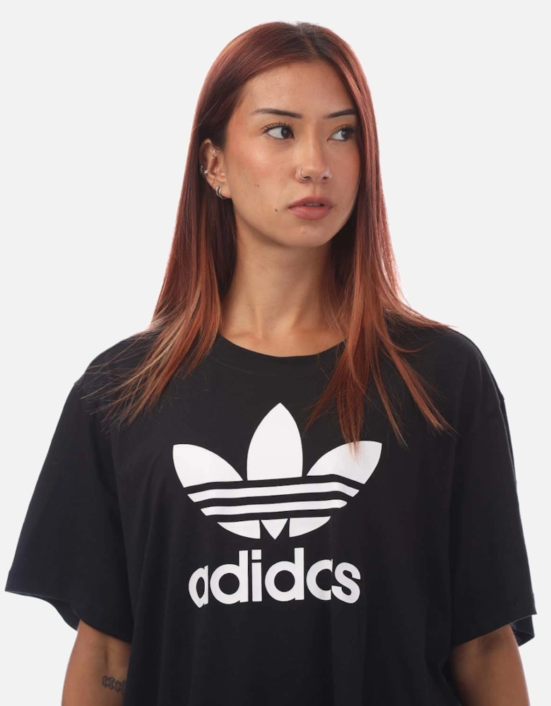 Adicolor Trefoil Boxy T-Shirt (Plus Size)