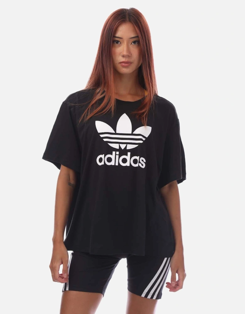 Adicolor Trefoil Boxy T-Shirt (Plus Size)