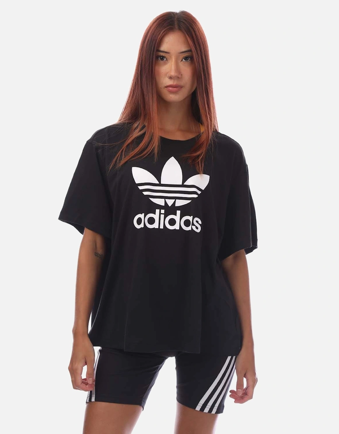 Adicolor Trefoil Boxy T-Shirt (Plus Size), 5 of 4