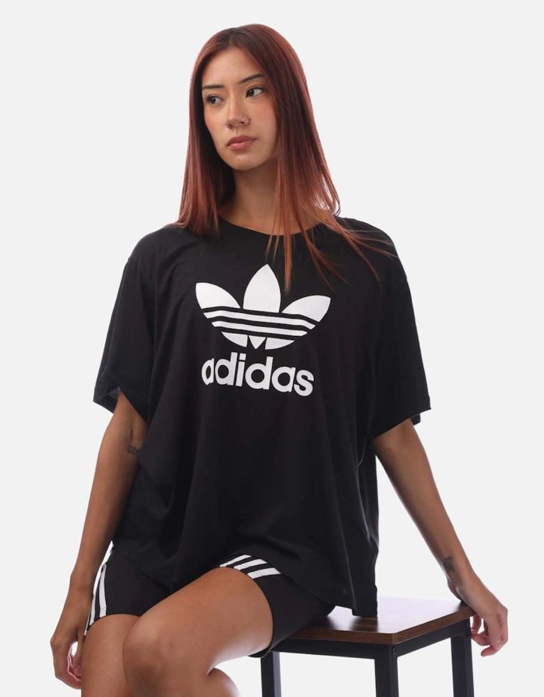 Adicolor Trefoil Boxy T-Shirt (Plus Size)