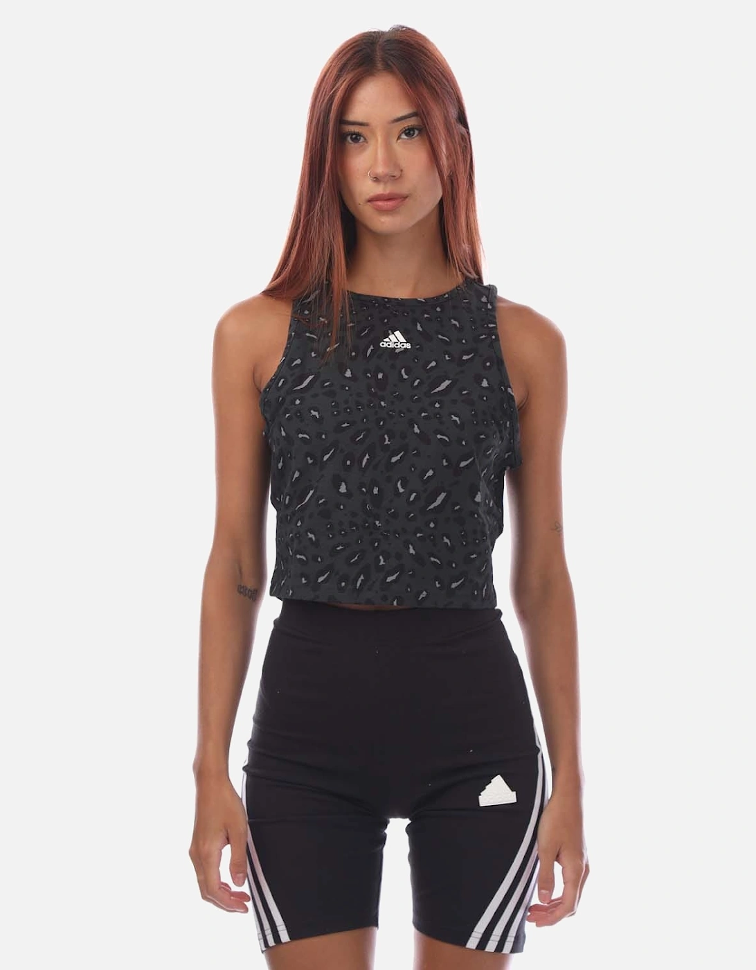 Essentials Animal-Print Crop Tank Top, 4 of 3