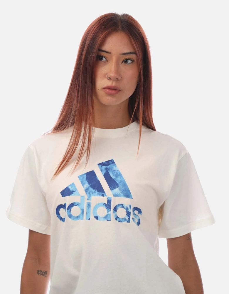 Floral Graphic Big Logo T-shirt