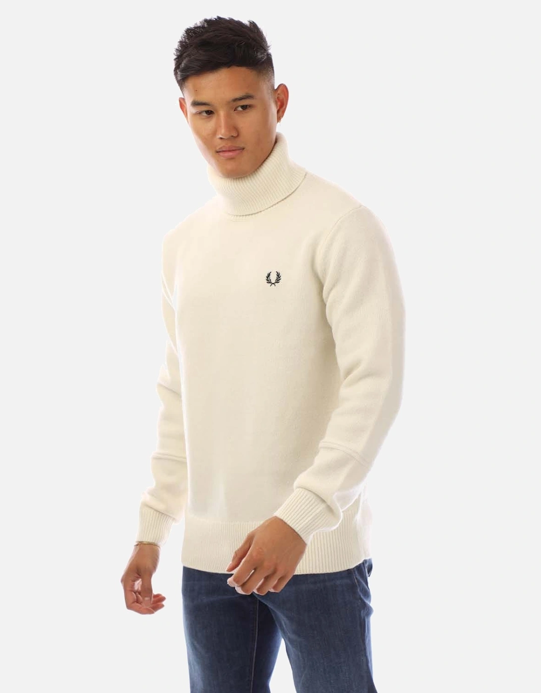 Knitted Roll Neck Sweatshirt, 5 of 4