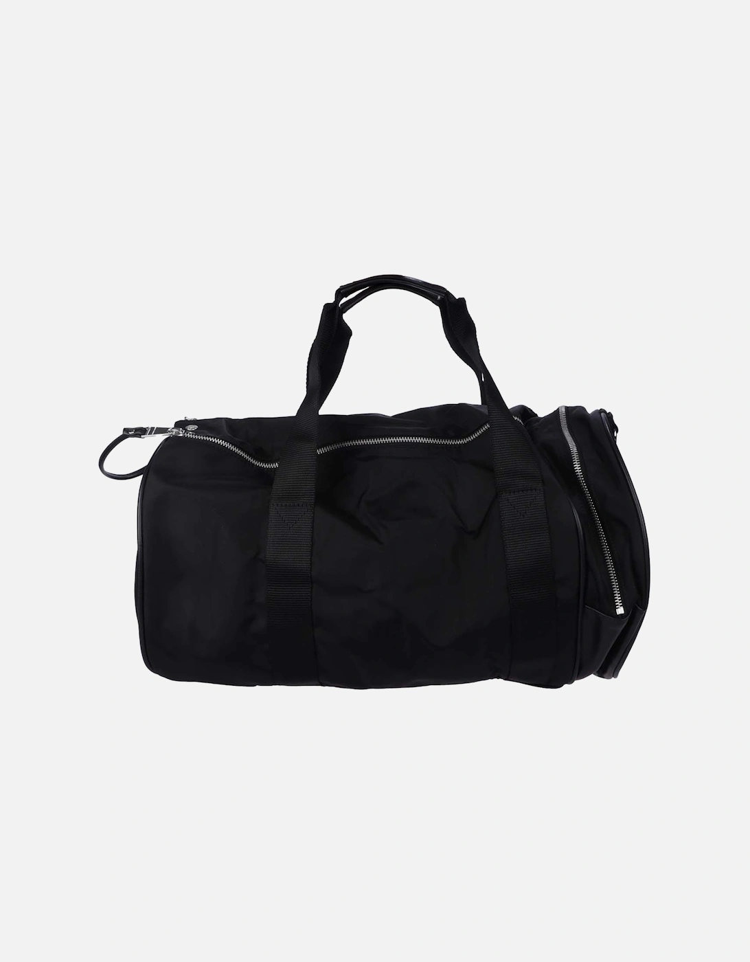 Graphic Print Barrel Bag