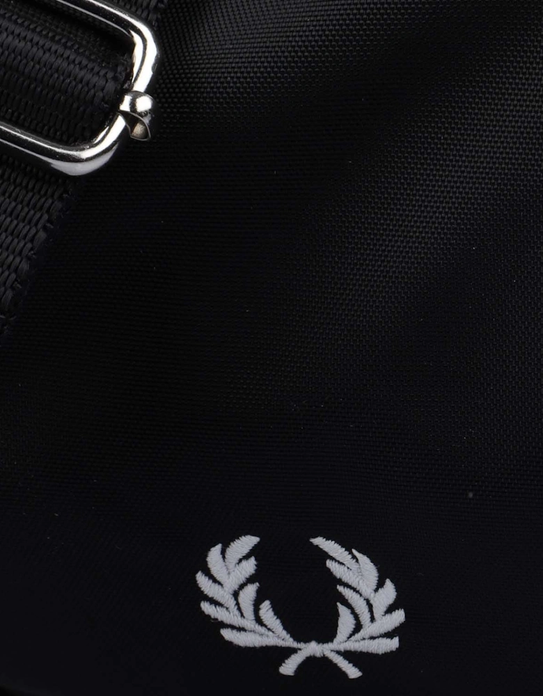 Graphic Print Barrel Bag