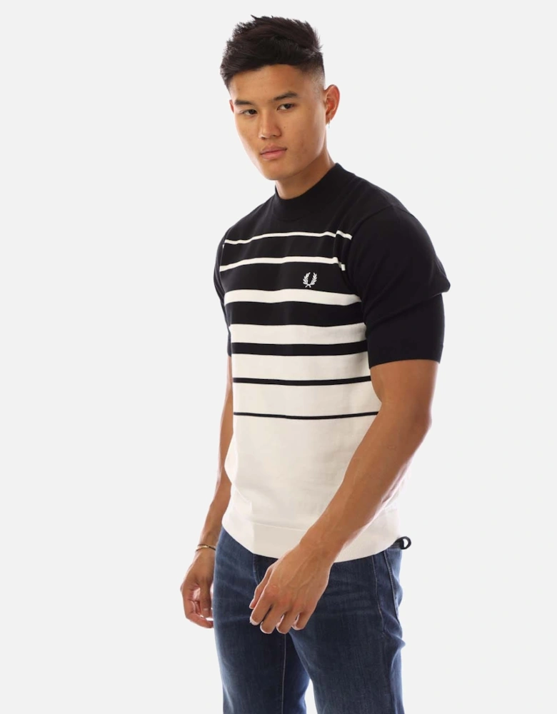 Striped Knitted T-Shirt