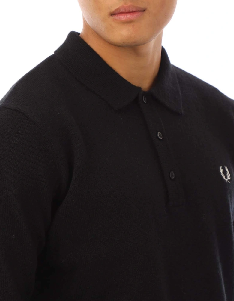 Laurel Wreath Trim Knit Shirt