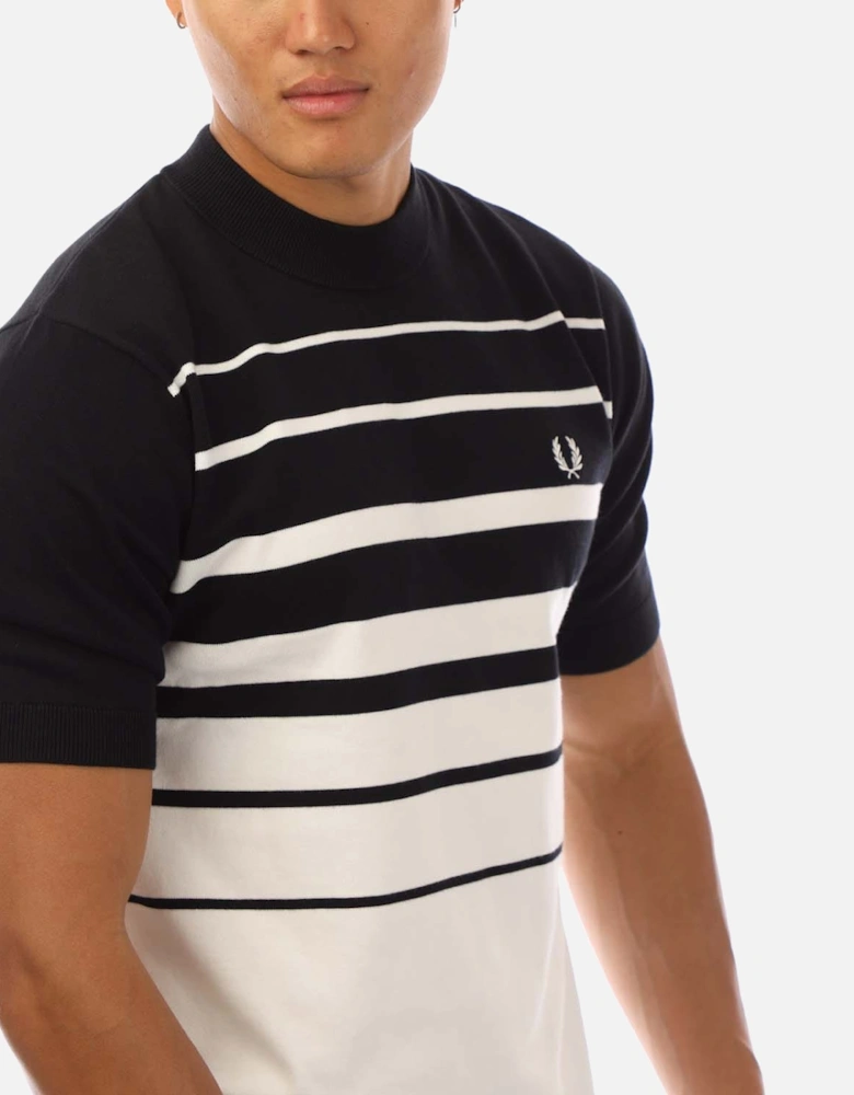 Striped Knitted T-Shirt