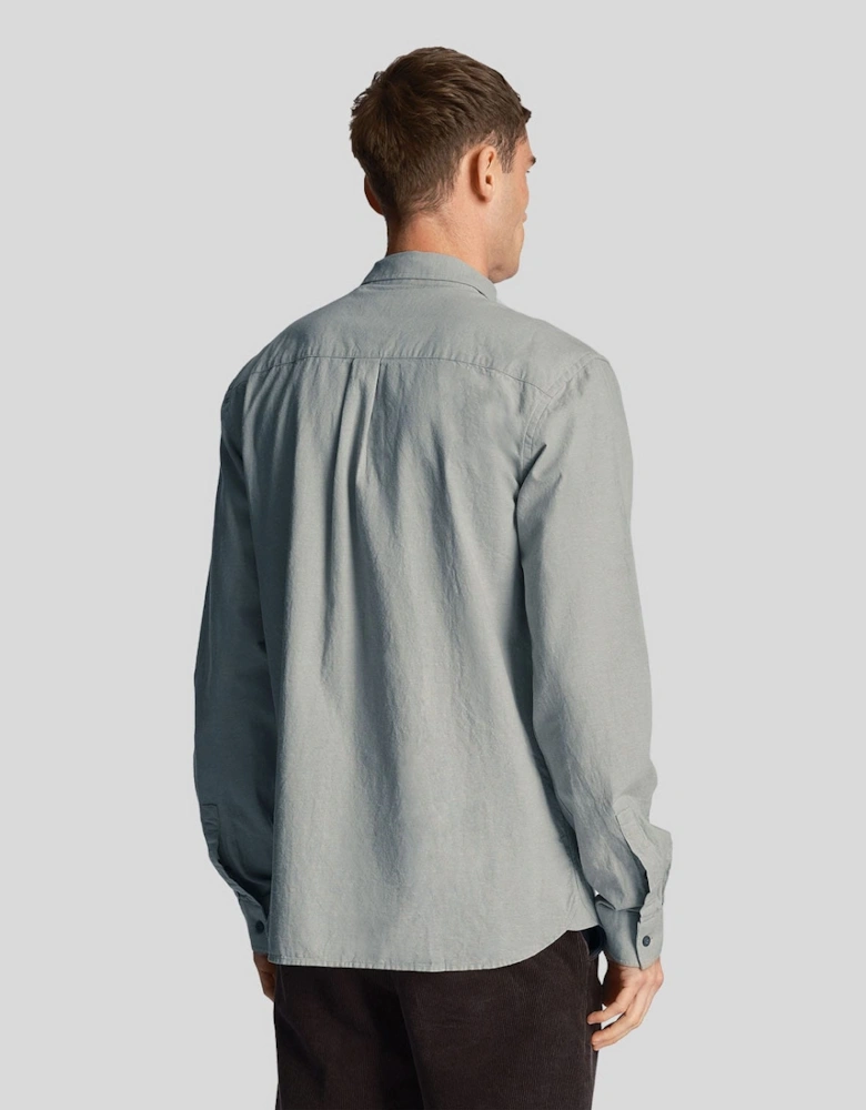 Cotton Linen Button Down Shirt