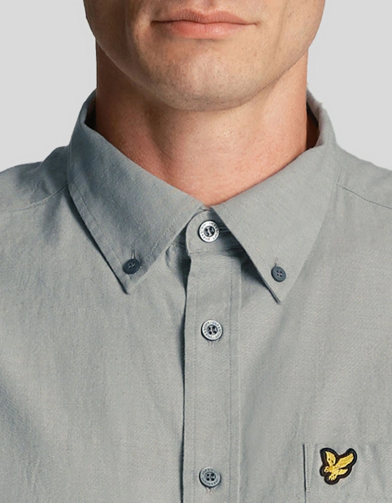 Cotton Linen Button Down Shirt