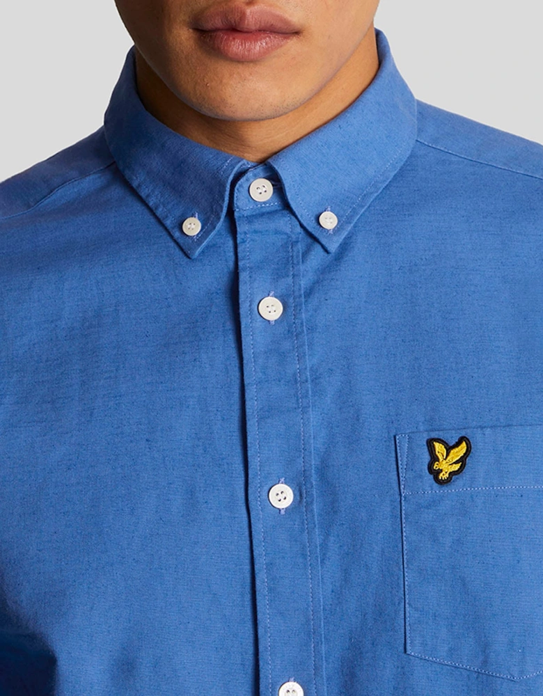Cotton Linen Button Down Shirt