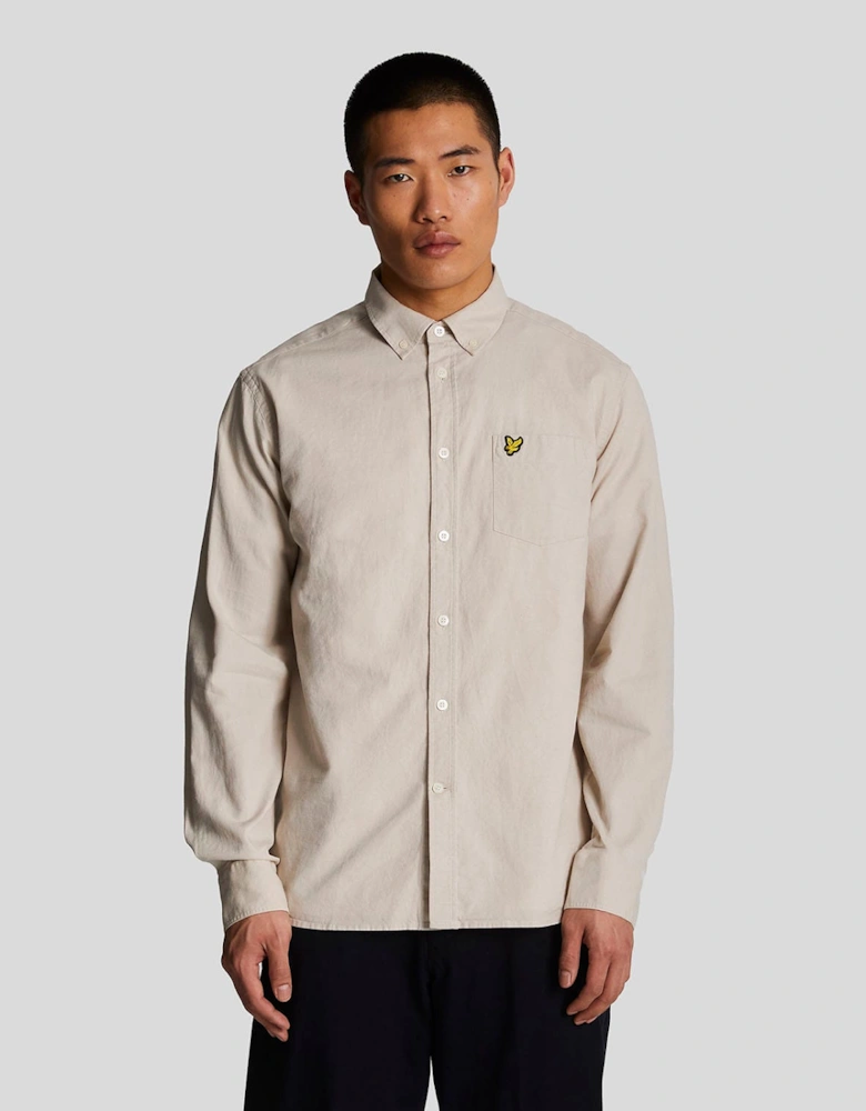 Cotton Linen Button Down Shirt