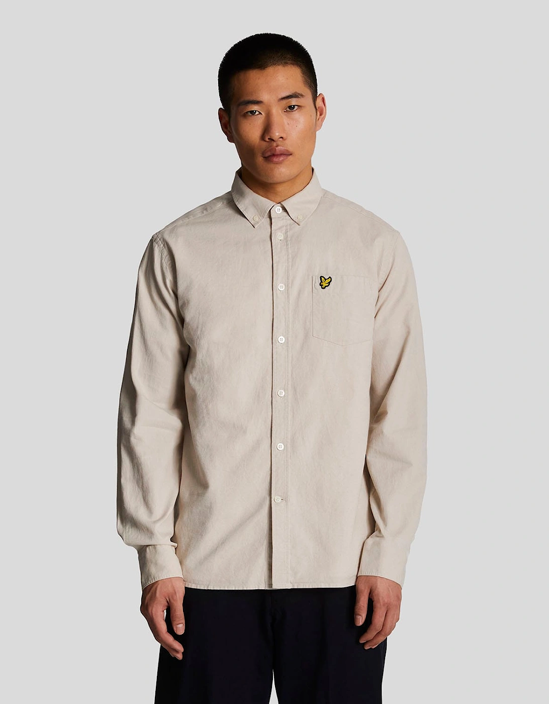 Cotton Linen Button Down Shirt, 6 of 5