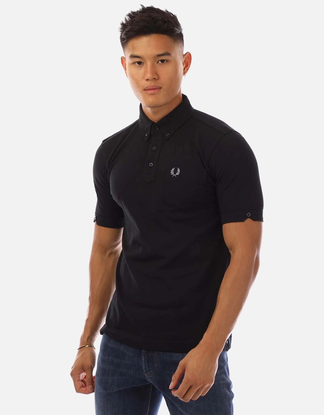Button Down Collar Polo Shirt, 5 of 4