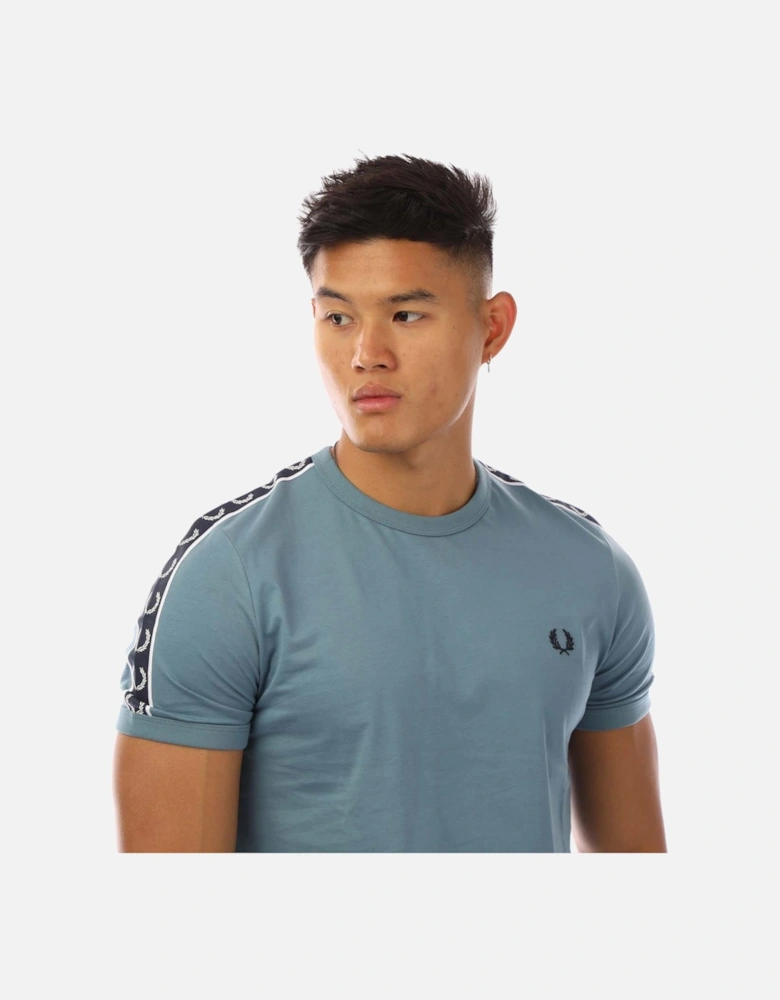 Contrast Tape Ringer T-Shirt