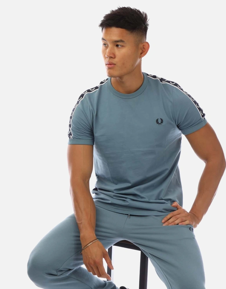 Contrast Tape Ringer T-Shirt