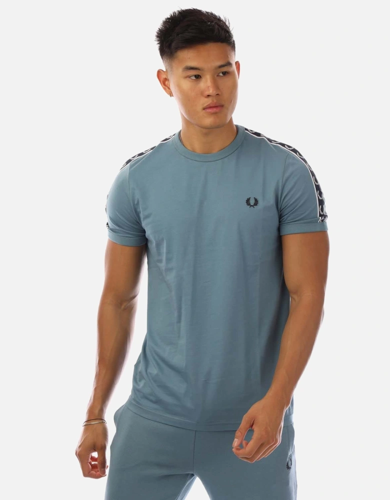Contrast Tape Ringer T-Shirt
