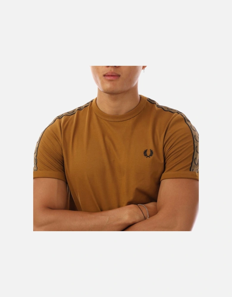 Contrast Tape Ringer T-Shirt