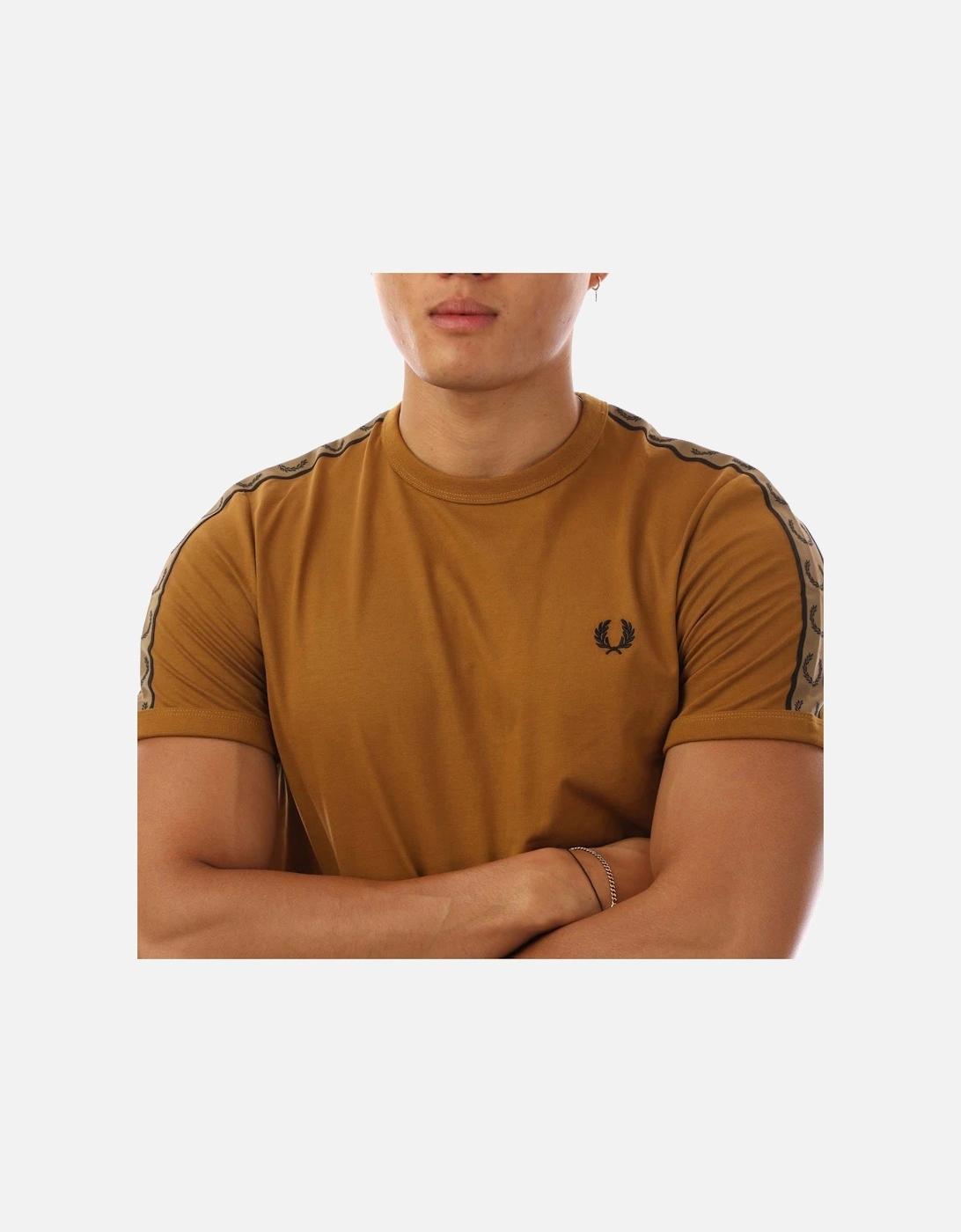 Contrast Tape Ringer T-Shirt