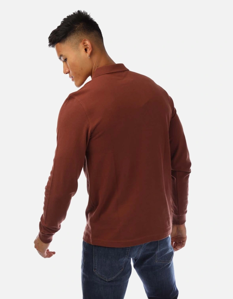 Long Sleeve Plain Polo Shirt